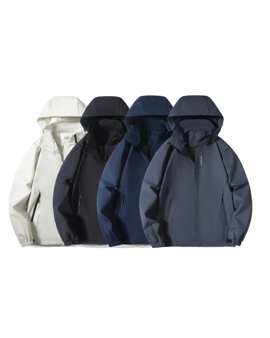 Men’s Lightweight Rain Jacket – Waterproof Hooded Outdoor Windbreaker