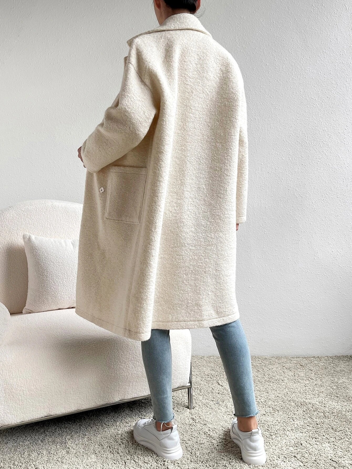 Nora Oversized Pocket Overcoat