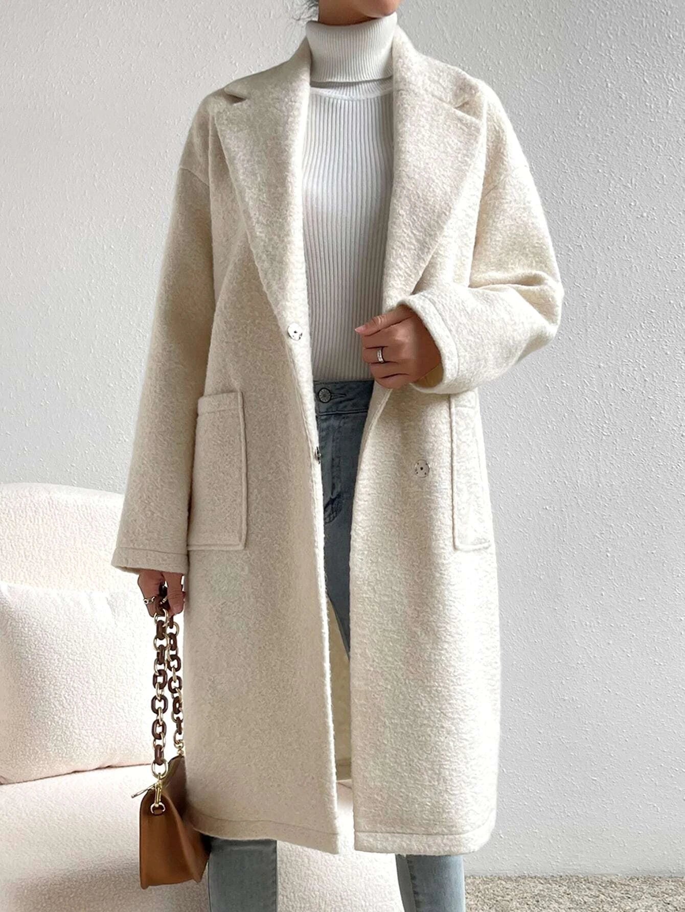 Nora Oversized Pocketed Overcoat