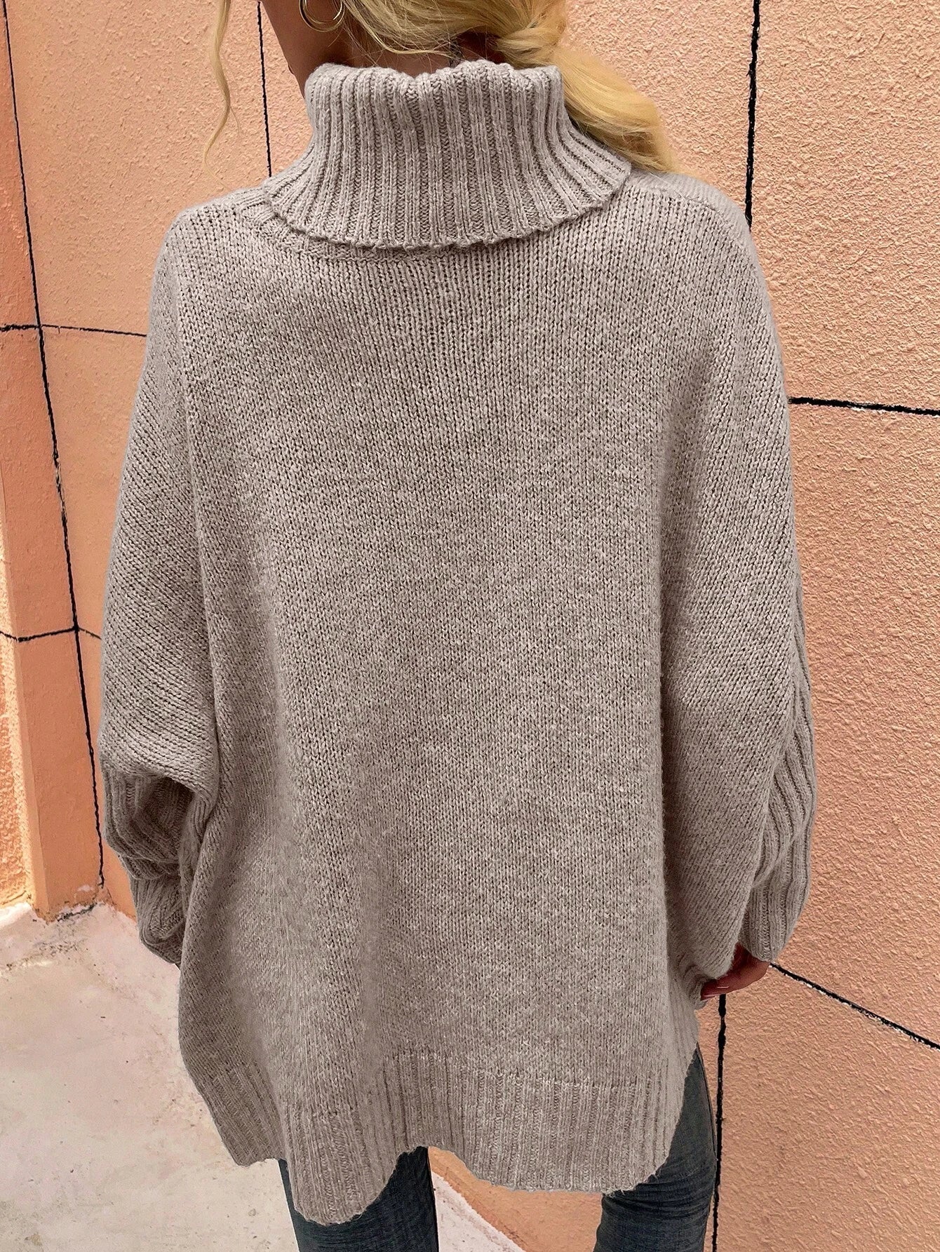 Clara Turtleneck Batwing-tröja