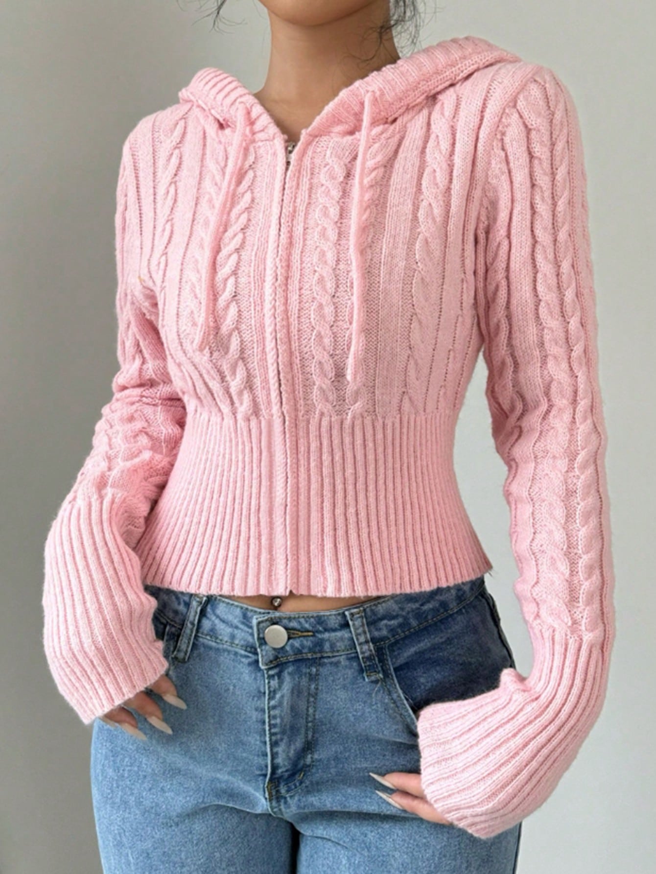Mila Zip-Front Hoodie