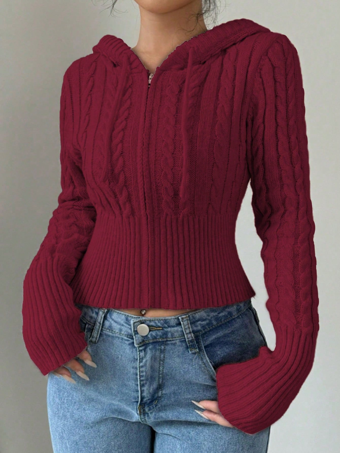 Mila Zip-Front Hoodie