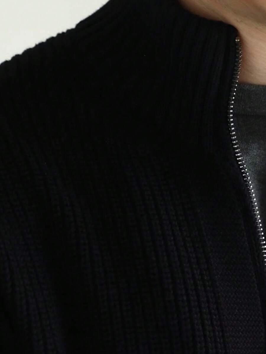 Men’s Casual Zip-Up Jacket – Long Sleeve Everyday Vest