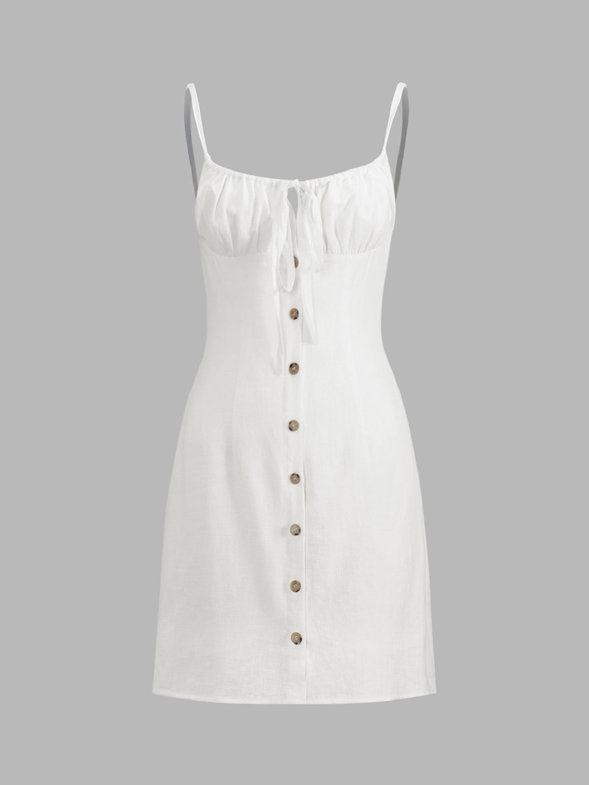 Riselle Darling – Schlichtes Minikleid aus Leinen 