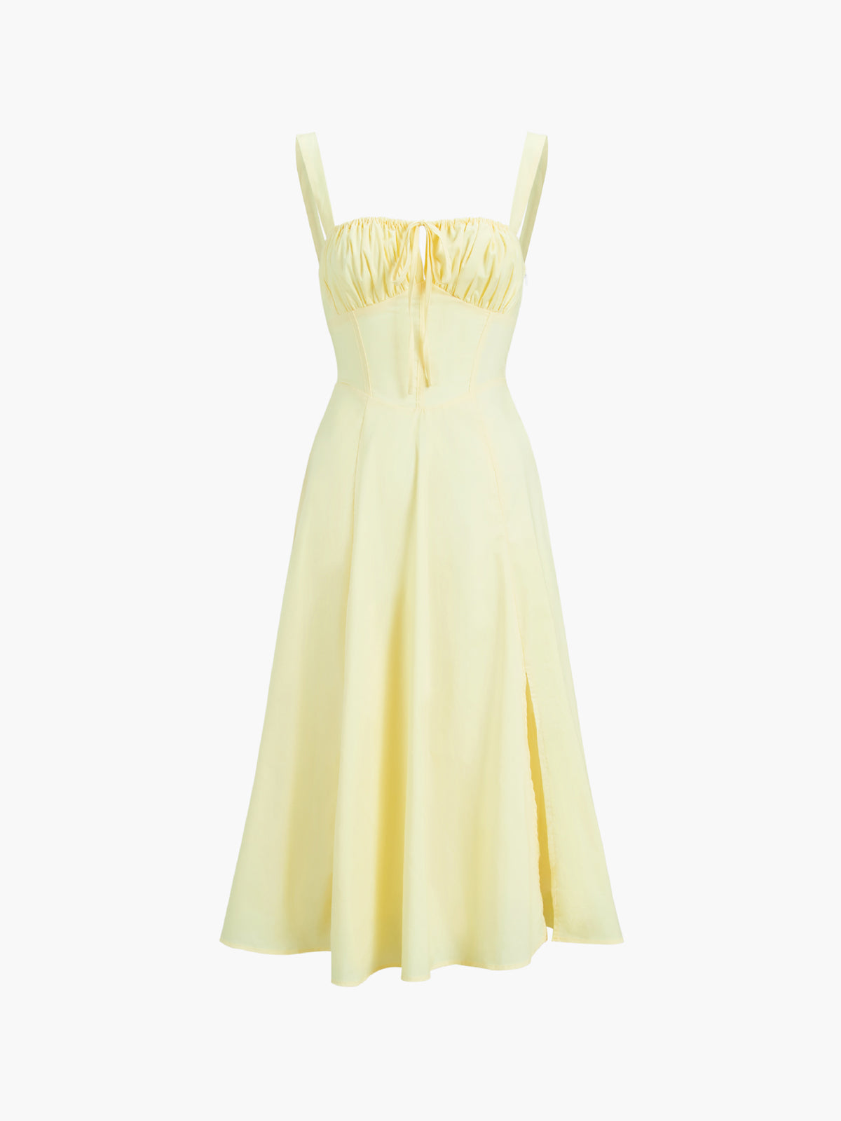 Savine – Langes Sommerkleid mit gerüschtem Cup-Detail 