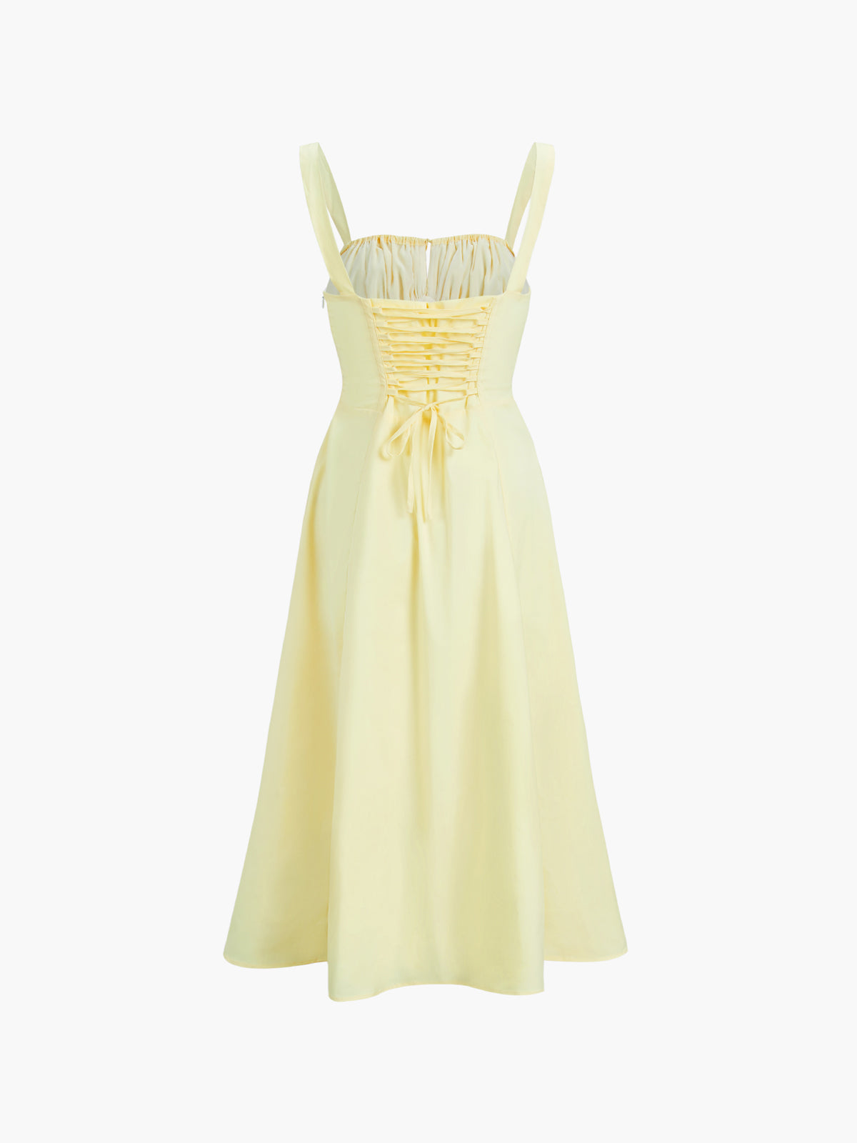 Savine – Langes Sommerkleid mit gerüschtem Cup-Detail 