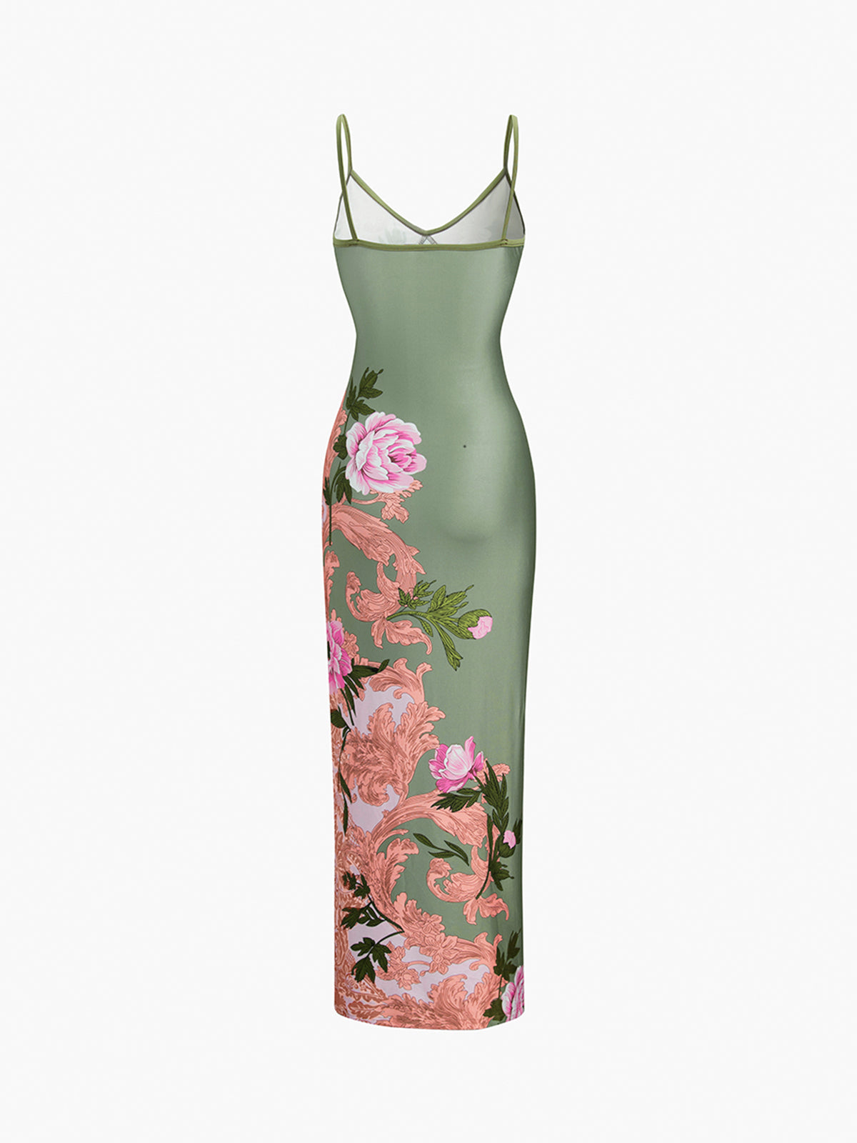 Qelvine Summer Floral Long Dress