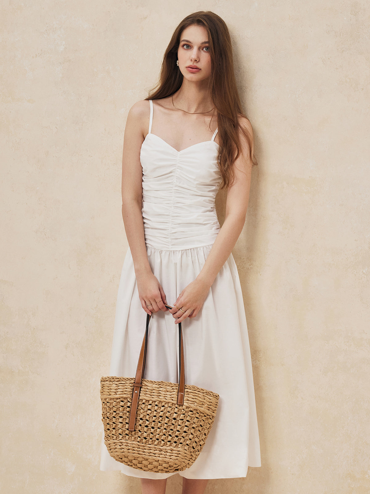 Majestwind – Serendipity – Langes Camisole-Kleid mit Rüschen 