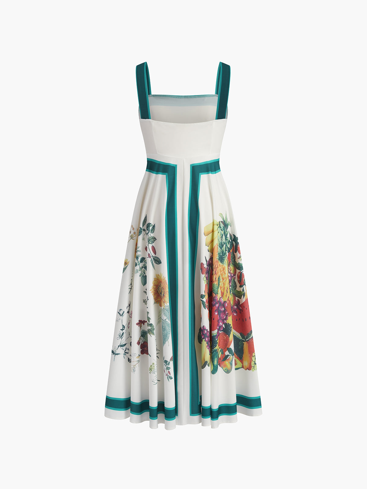 Langes Camisole-Kleid mit Ethersilk-Print 