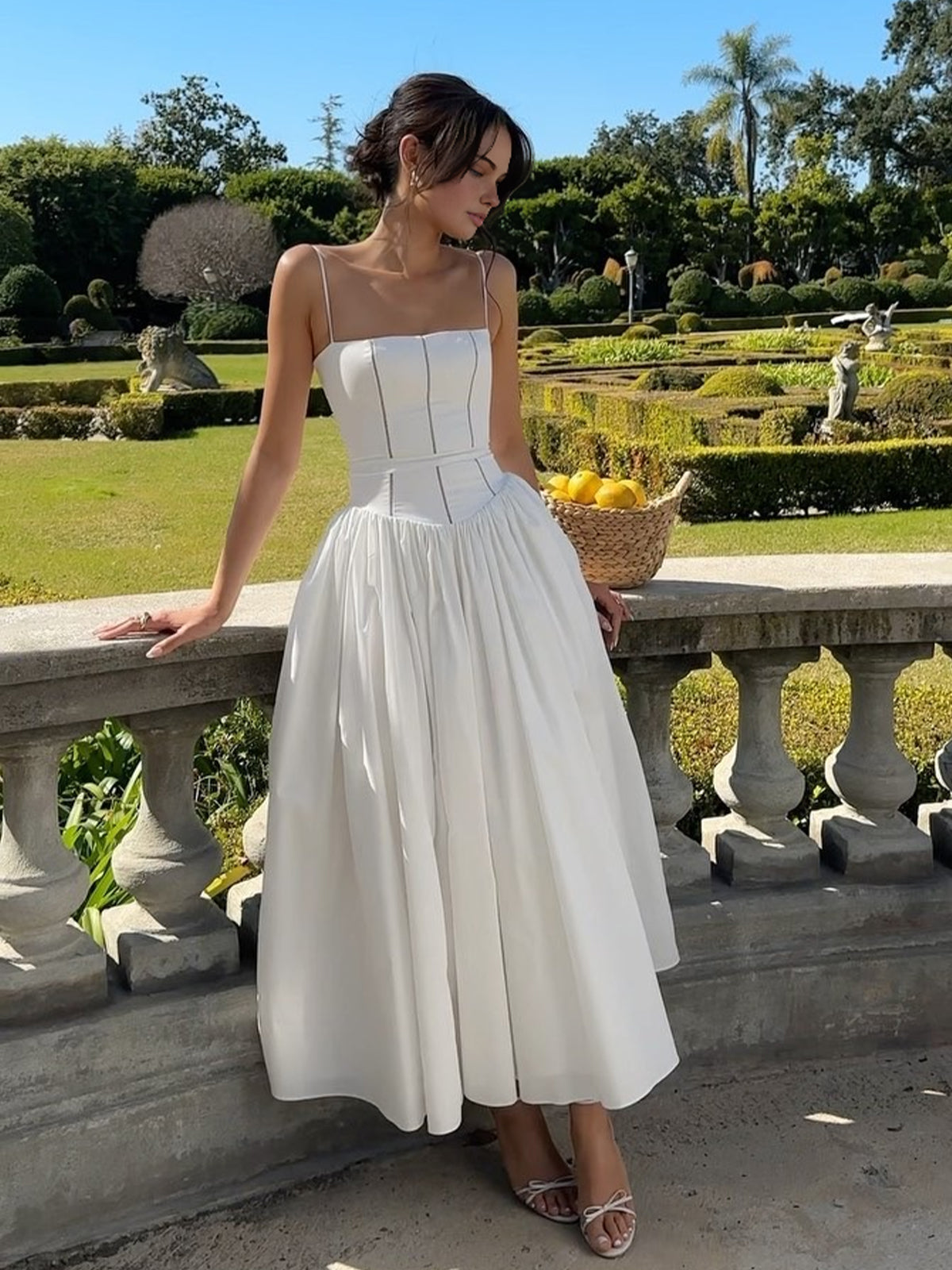 Melor – Serendipity – Französisches, fließendes langes Kleid 