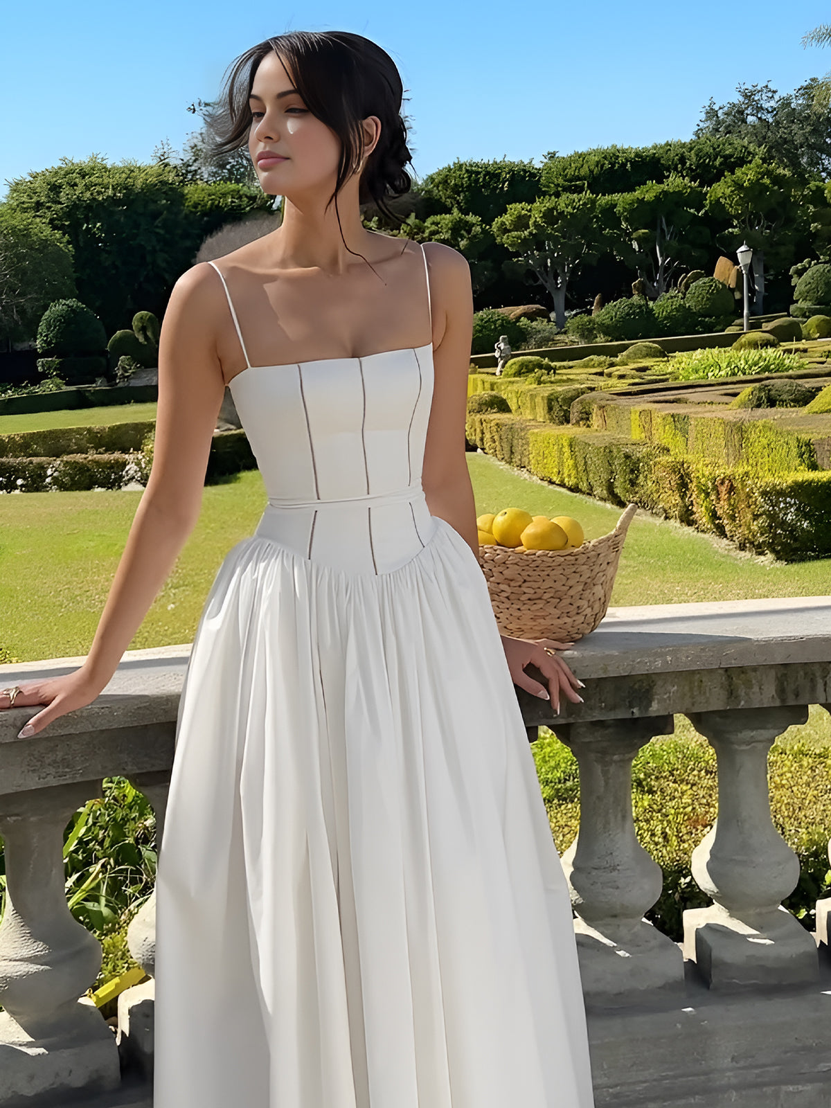 Melor – Serendipity – Französisches, fließendes langes Kleid 