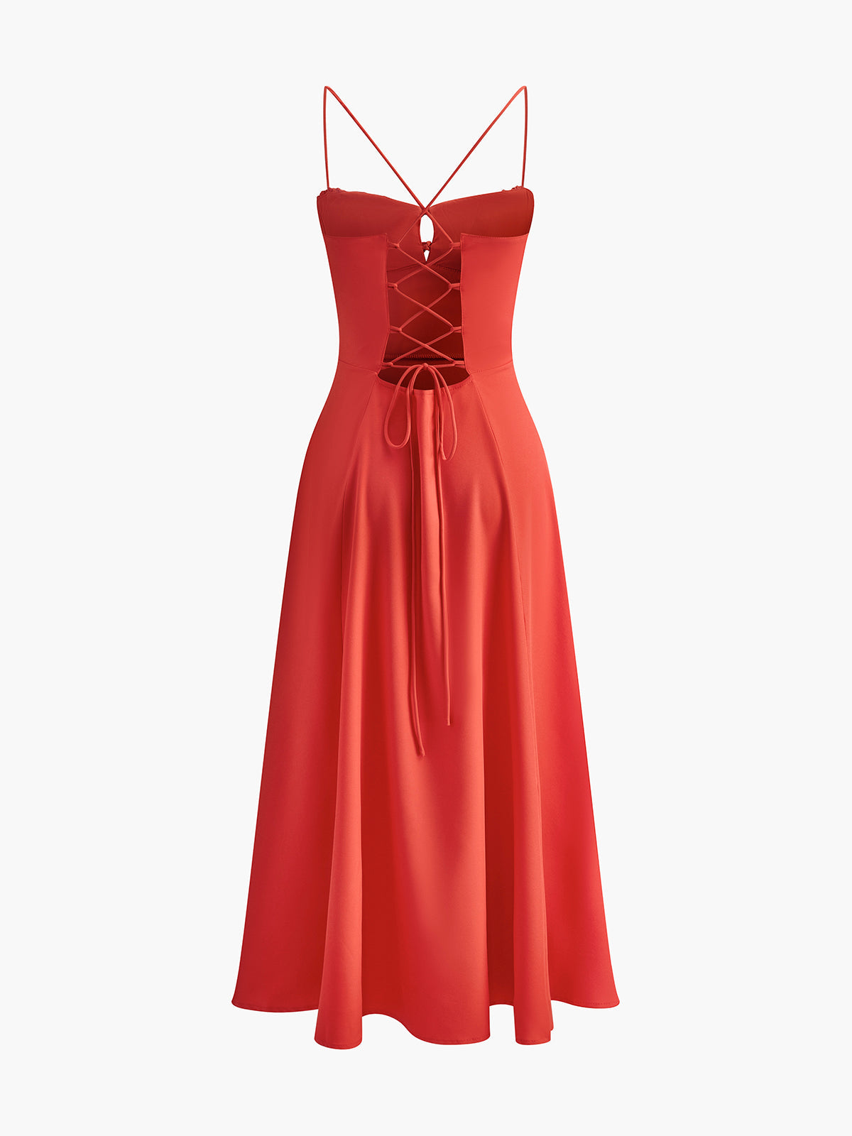 Shimspun Schnürkleid mit Bindeband hinten