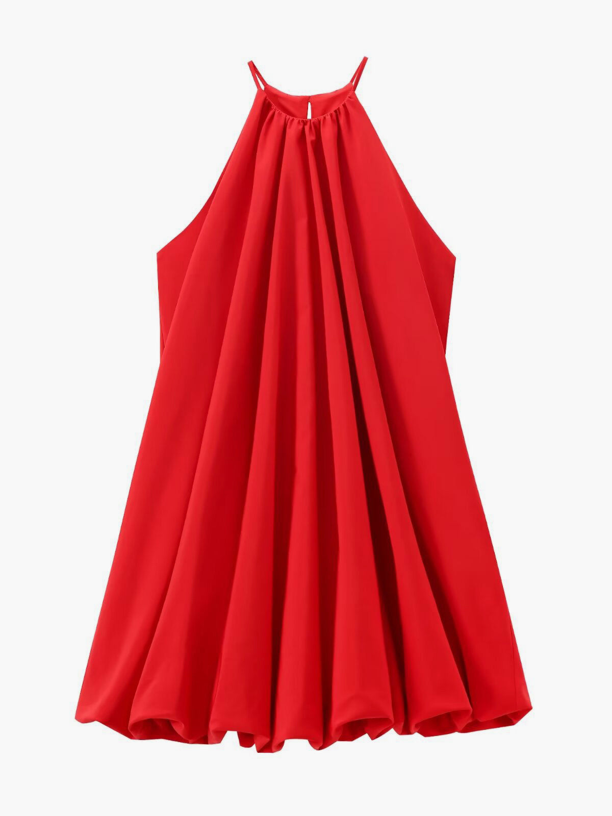 Solarweave Plissiertes Neckholderkleid 