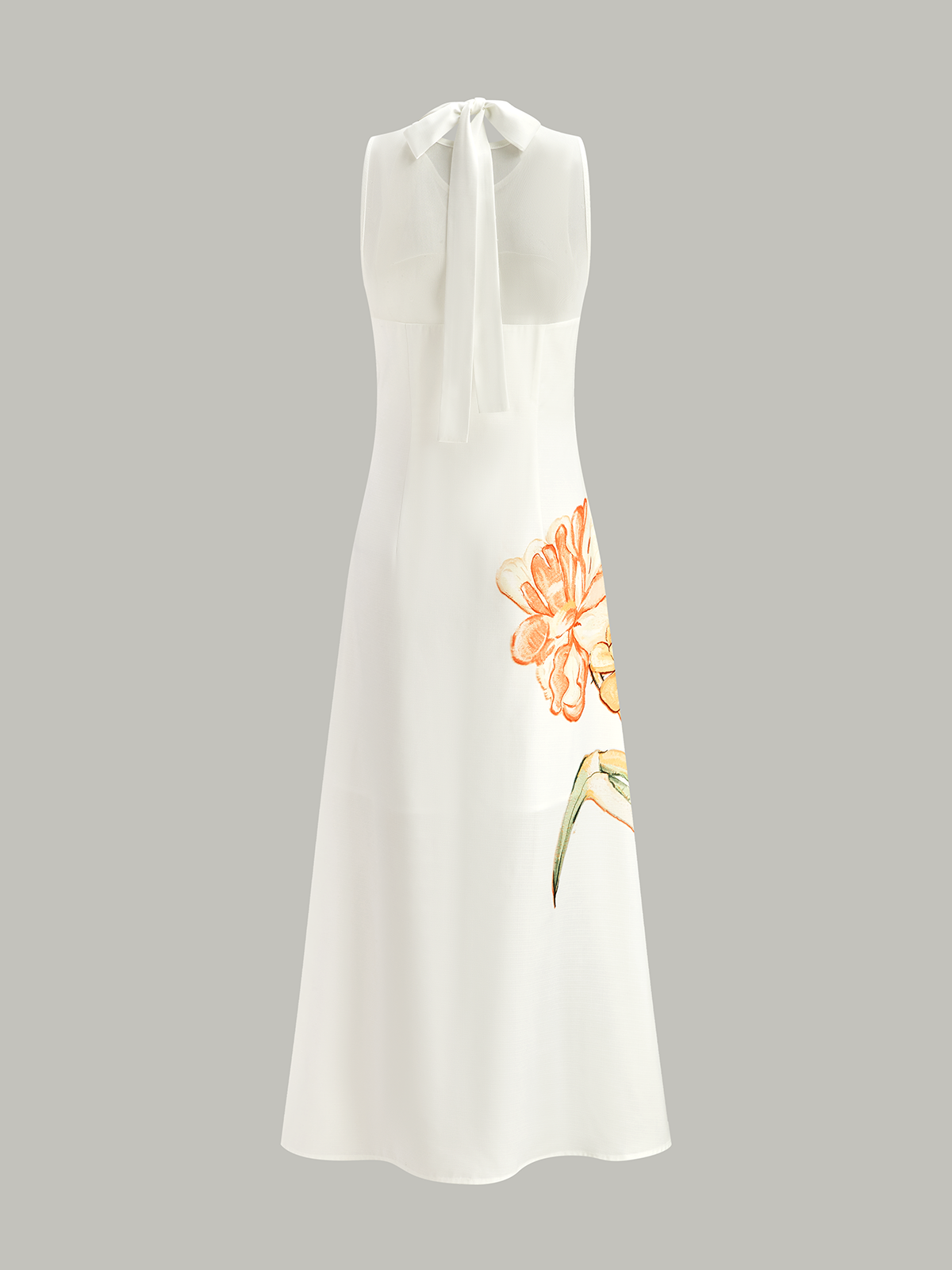Radiancy Neckholder-Maxikleid mit Blumendruck