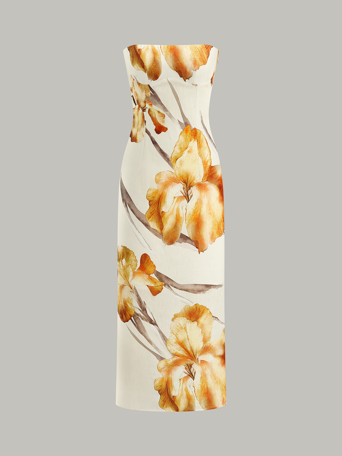Mystbloom Midikleid mit Blumendruck