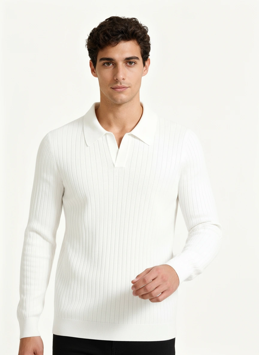 Men's Viscose Slim Fit Polo