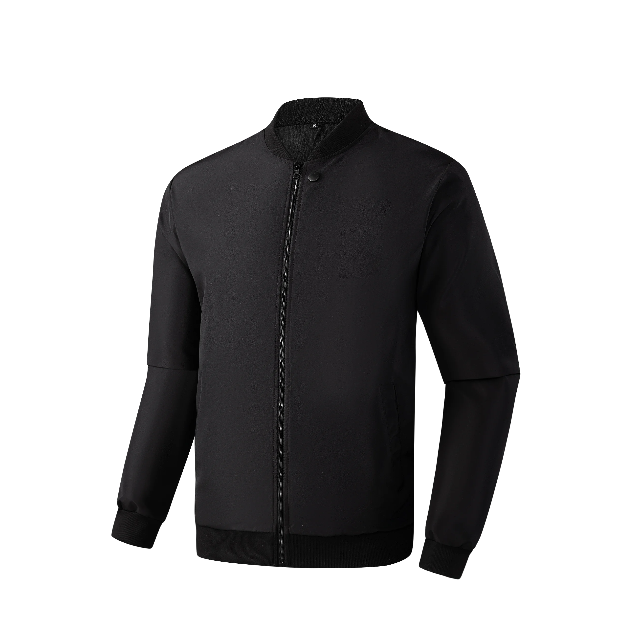 Men’s Baseball Collar Jacket – Lightweight Casual Autumn Coat