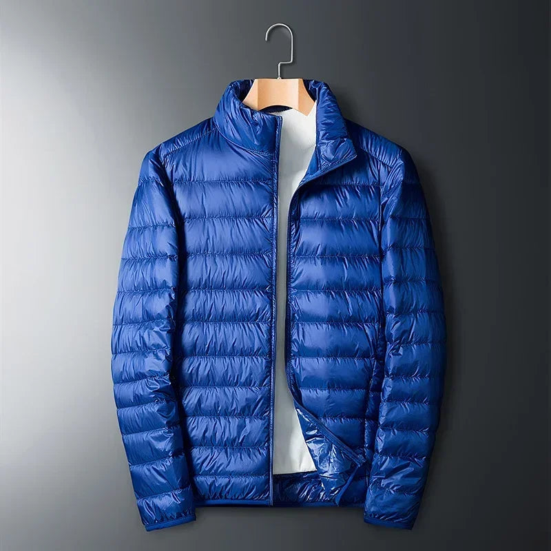 Men’s Ultra-Light Down Jacket – Waterproof Packable Puffer Coat