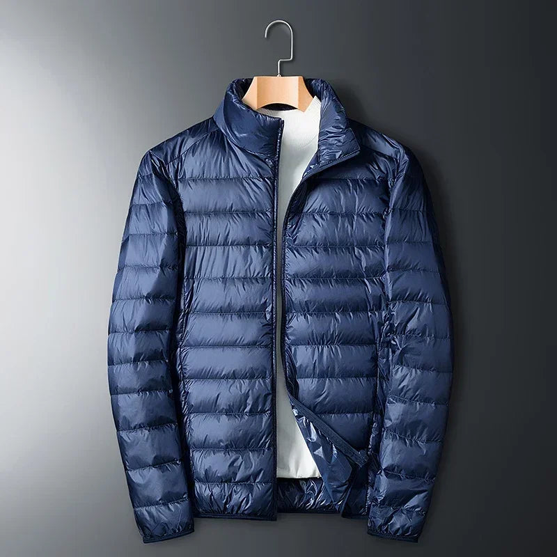 Men’s Ultra-Light Down Jacket – Waterproof Packable Puffer Coat
