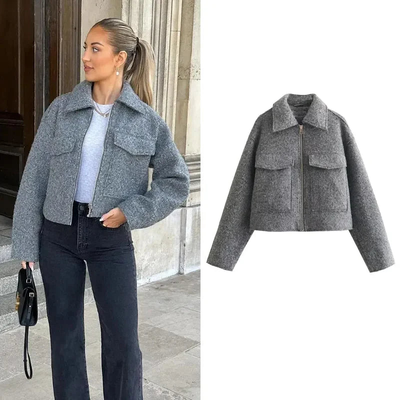 Emma Tweed Cropped Jacket 