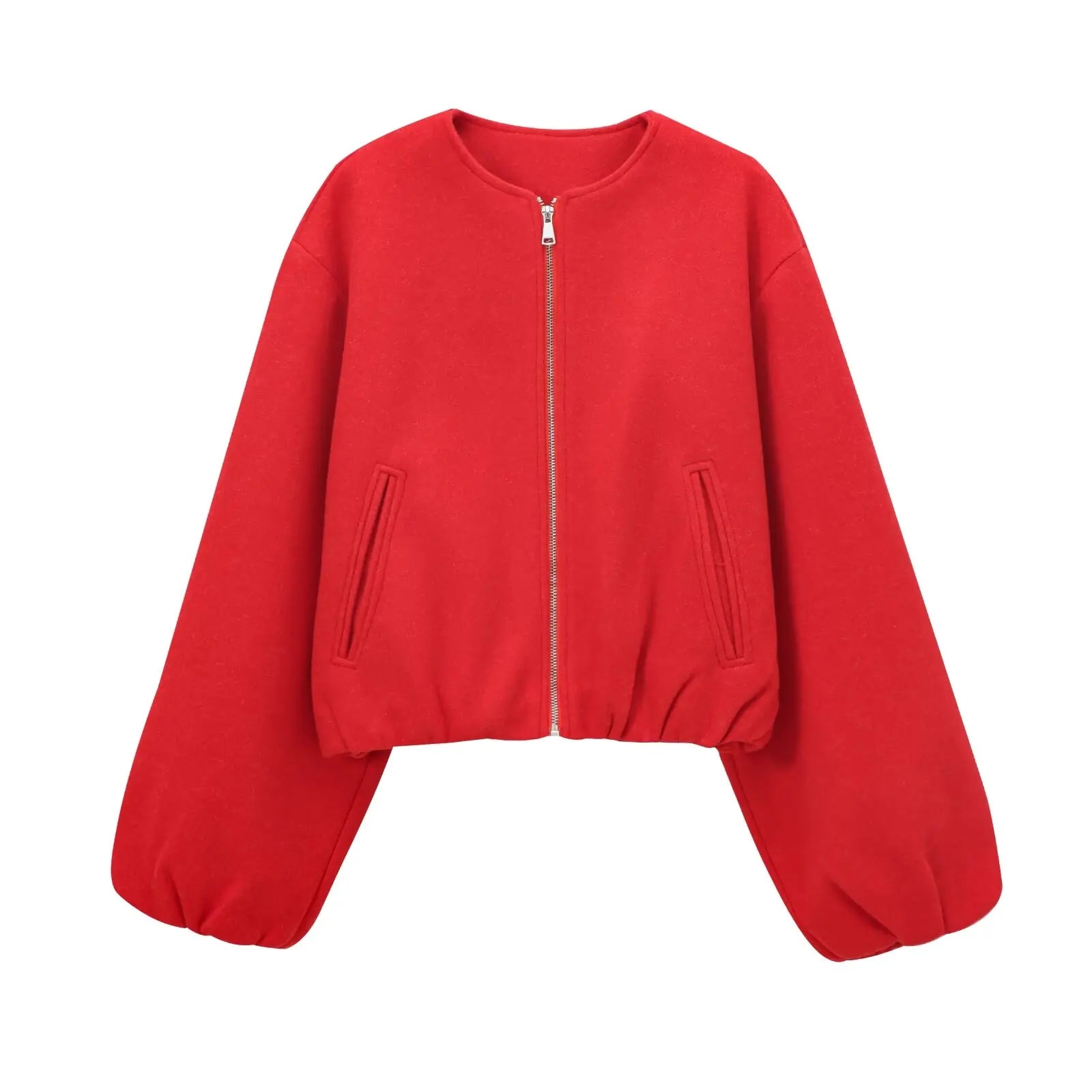 Women's Sporty Zip Jacket Polyester