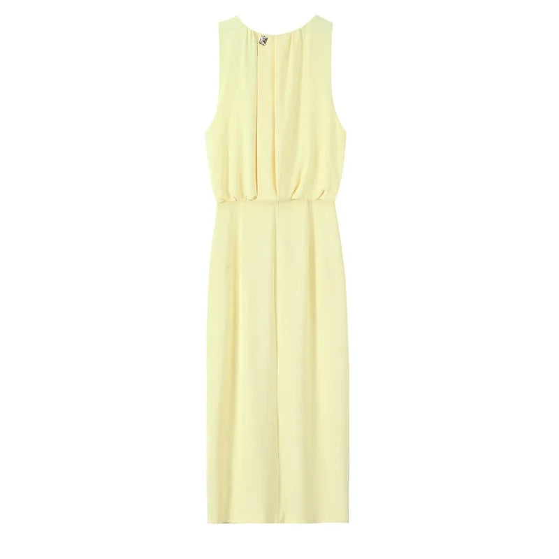Lerel Ruffled Midi Bodycon Summer Dress