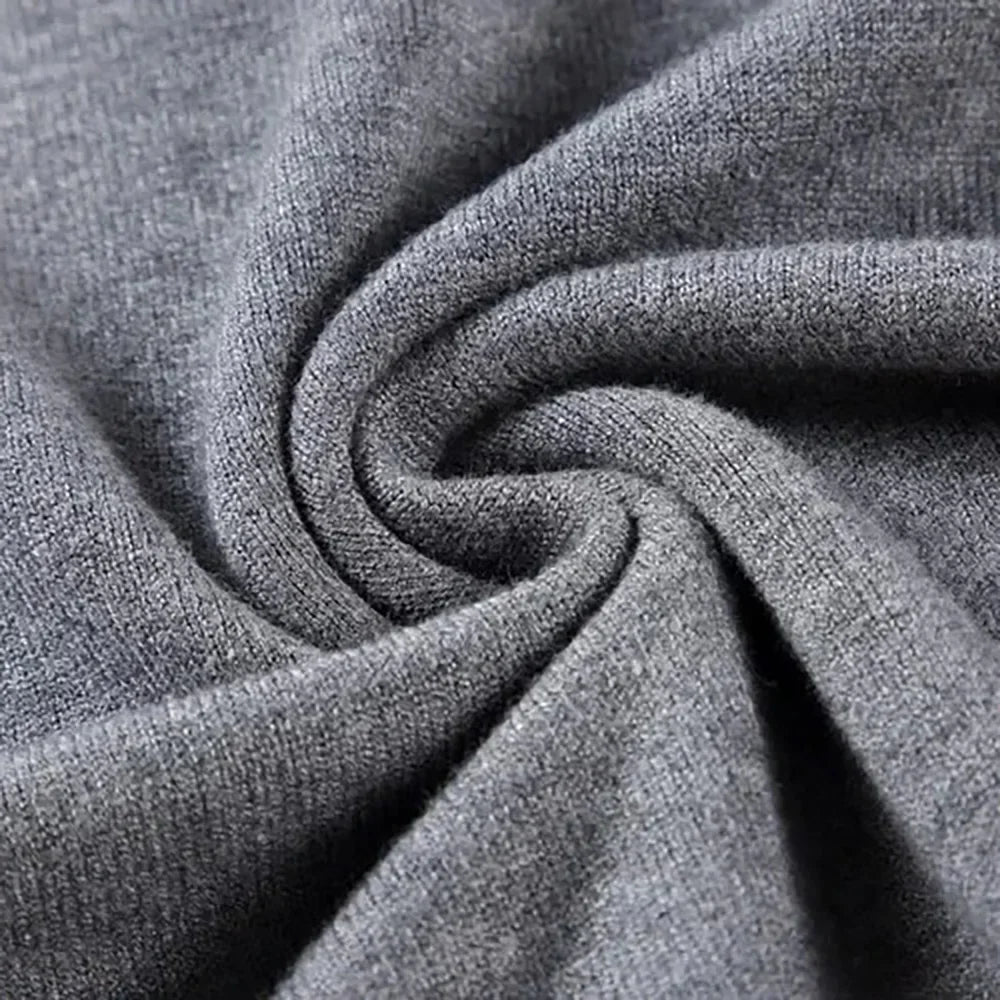 Men’s Turtleneck Sweater – Slim Fit Knitted Pullover for Autumn & Winter