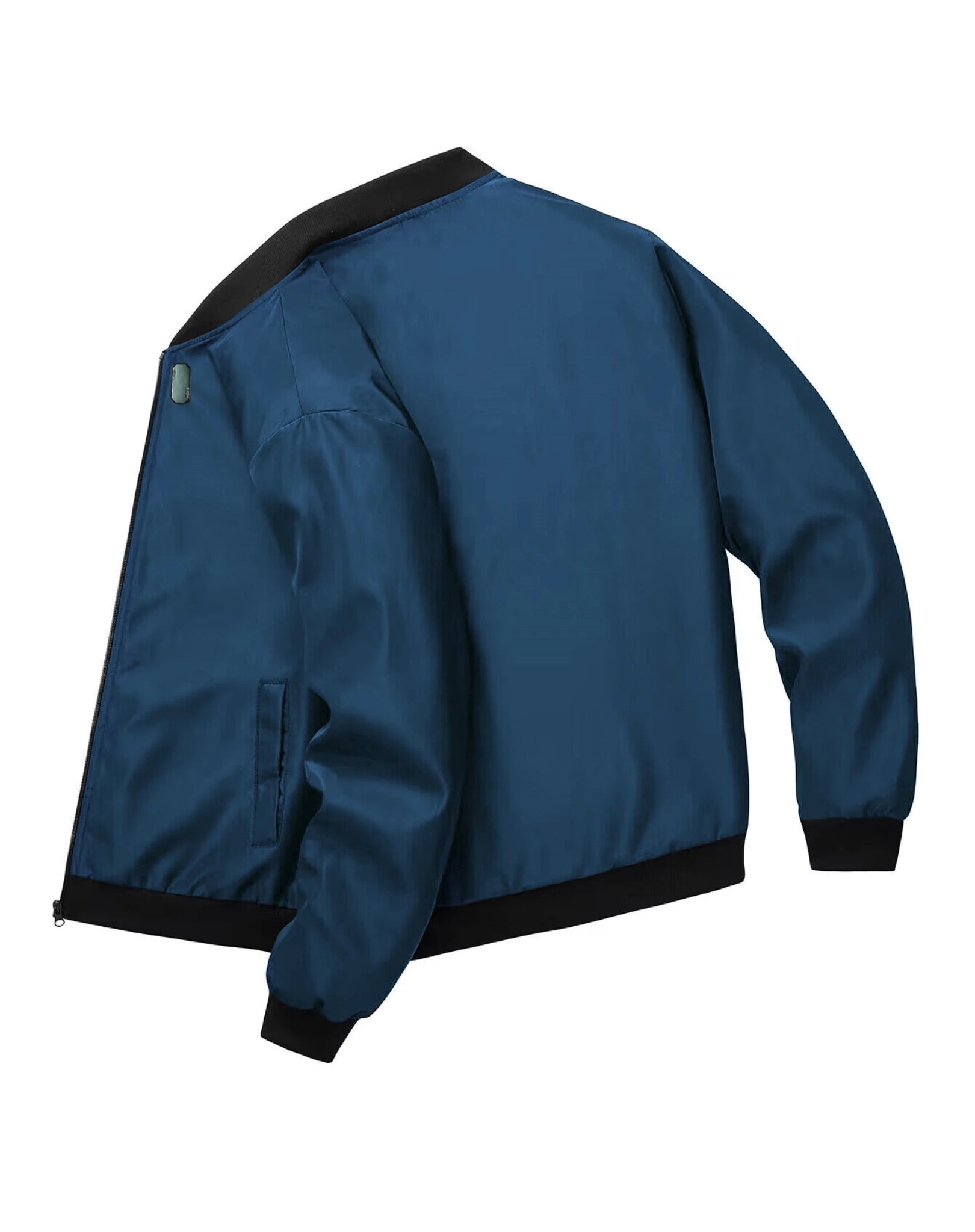 Men’s Baseball Collar Jacket – Lightweight Casual Autumn Coat