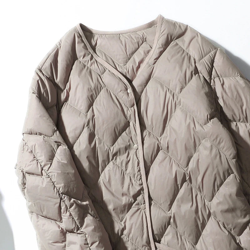 Women's Argyle Down Vest