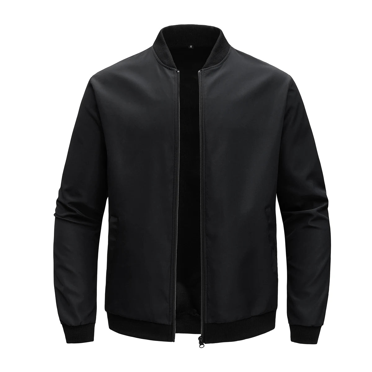 Men’s Baseball Collar Jacket – Lightweight Casual Autumn Coat
