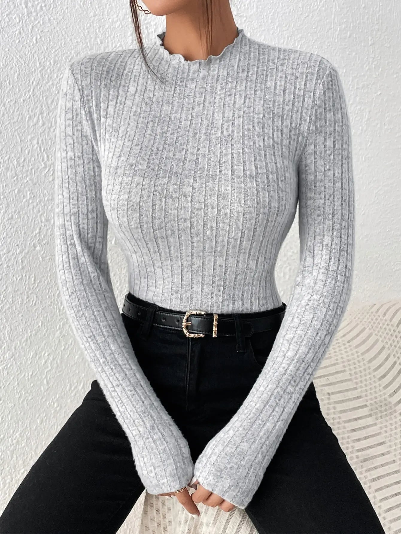 Women’s Jersey Knit Top – Casual Lightweight Pullover for Everyday Wear
