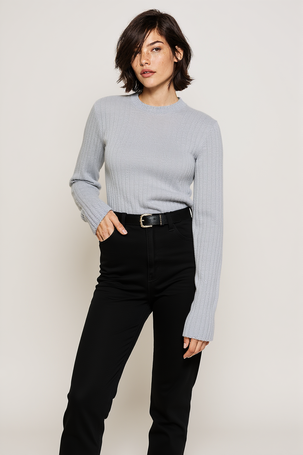 Women’s Jersey Knit Top – Casual Lightweight Pullover for Everyday Wear